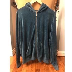 Teal Juicy Couture Velour Jacket
